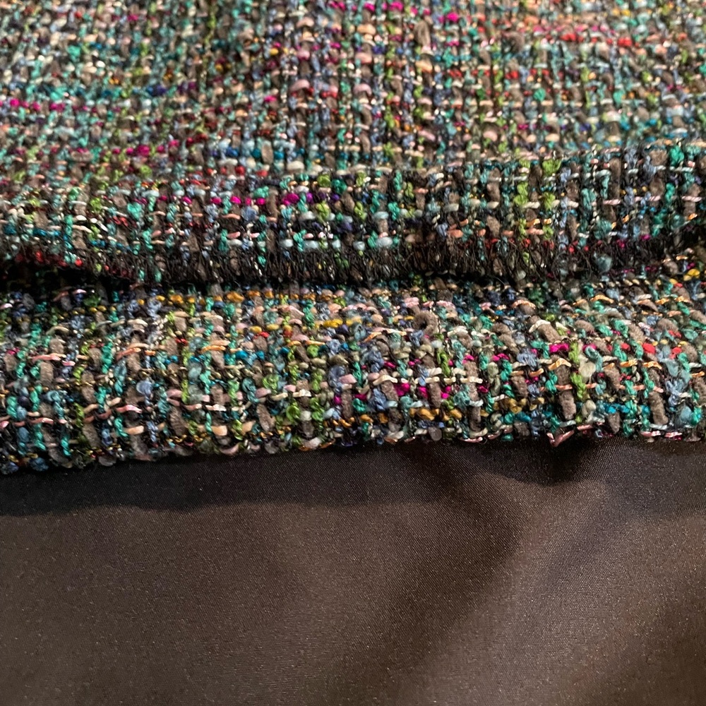 Ann Taylor Loft women’s multicolor mini skirt 00 Petite - Picture 6 of 7
